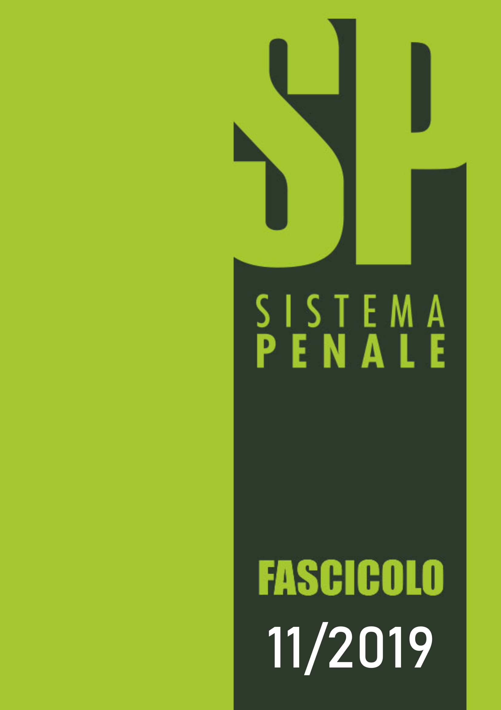 Fascicolo mensile 2019/11
