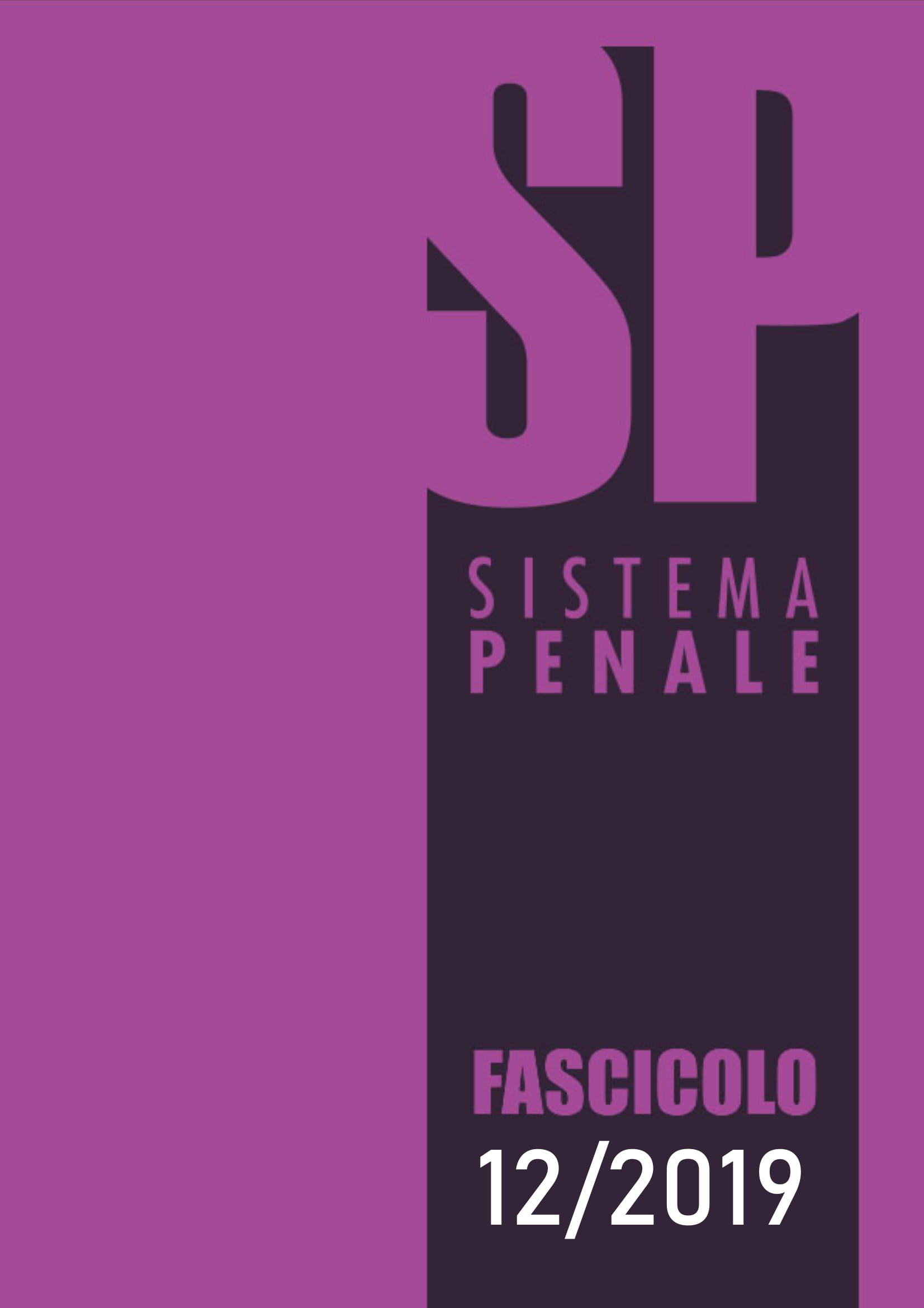 Fascicolo mensile 2019/12